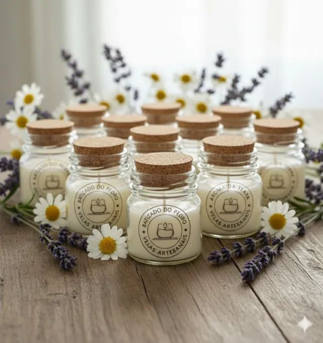 Velas aromática personalizada 