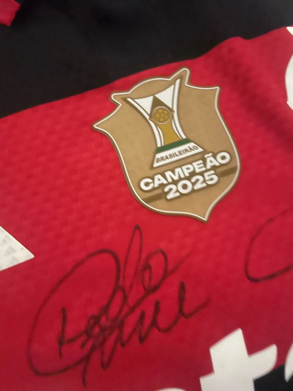 CAMISA DO FLAMENGO AUTOGRAFADA  - Foto 4