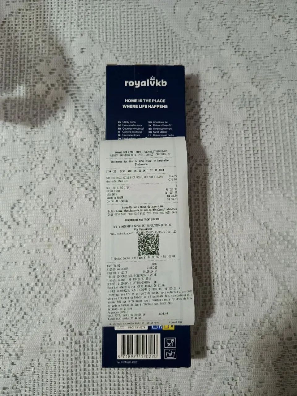 Faca utilitária Royal VKB NOVA COM NF - PROMOÇÃO  - Foto 3