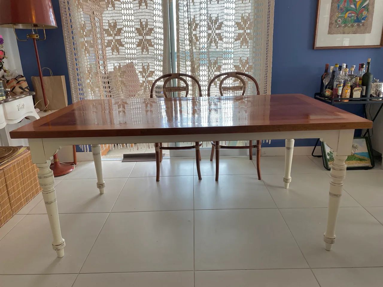 Linda mesa estilo provençal - Foto 5