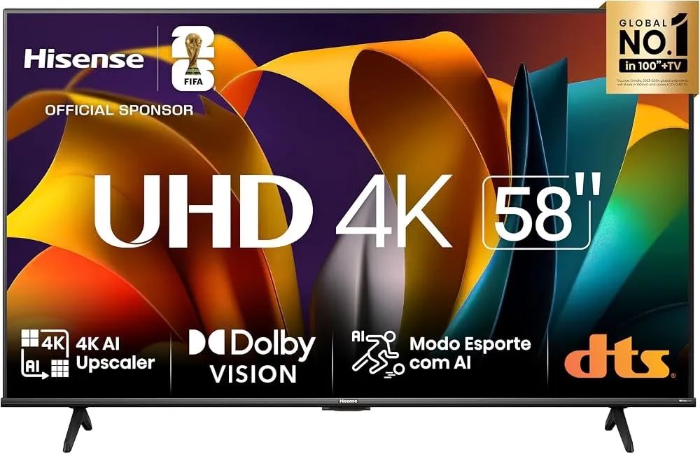 TV HISENSE 58polegadas