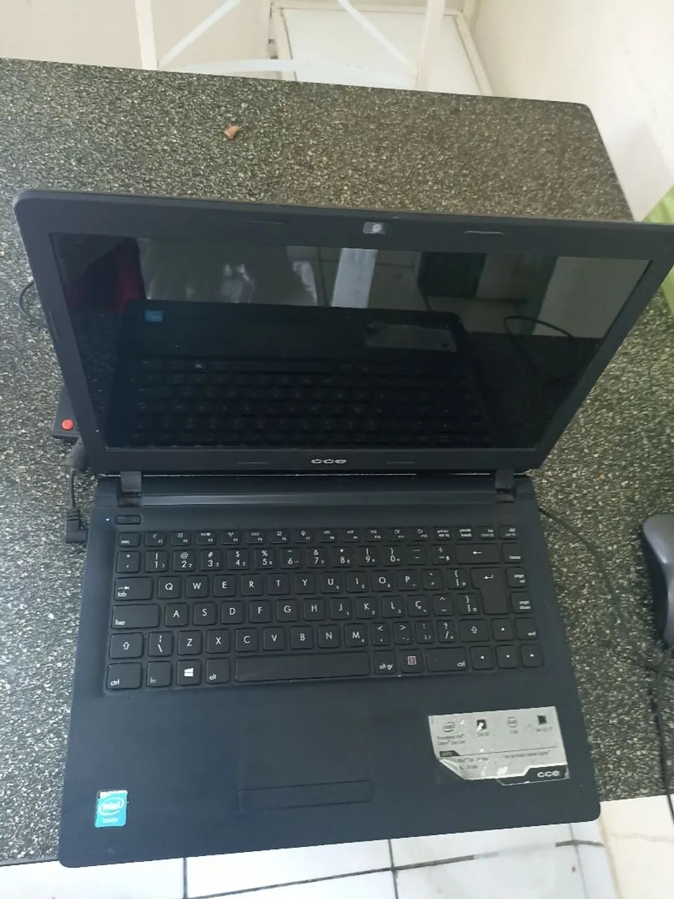 Notebook com defeito 