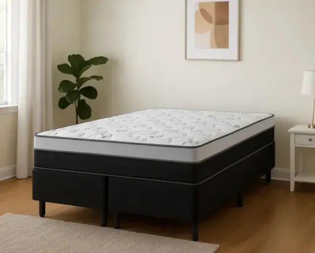 Conjunto Base com colchão tamanho queen FRETE GRATIS