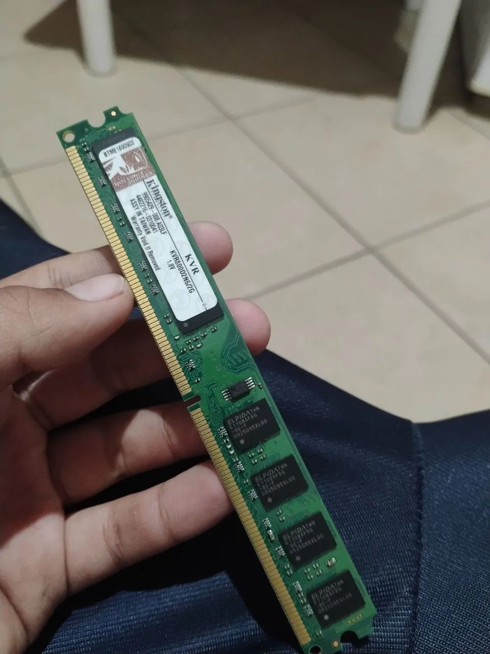 Memoria RAM ddr2 2gb ótimo estado ?