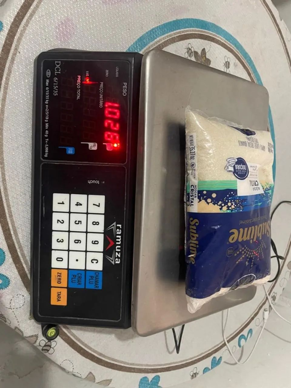 Balança digital Ramuza 35kg c/selo do imetro