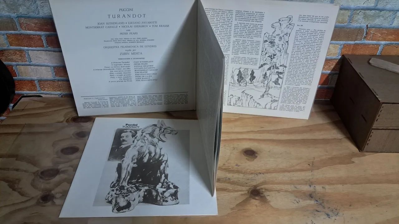 Vinil triplo Puccini Turandot  - Foto 4