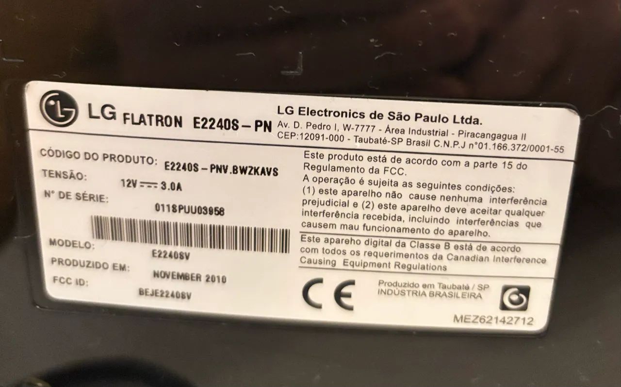 Monitor LG E2240
