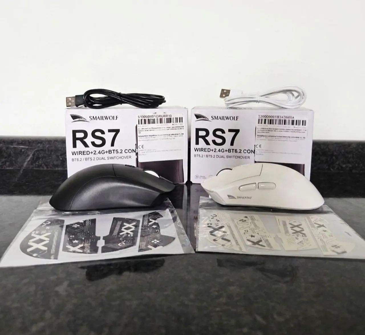 Mouse Gamer sem Fio SMAILWOLF RS7 - Foto 3