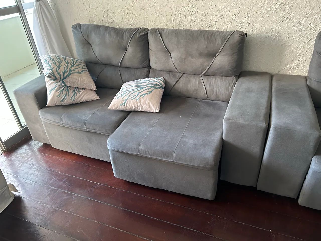Conjunto estofado 3 e 2 lugares retrátil  - Foto 4