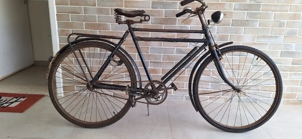 Bicicleta antiga inglesa Hopper cano duplo aro 28