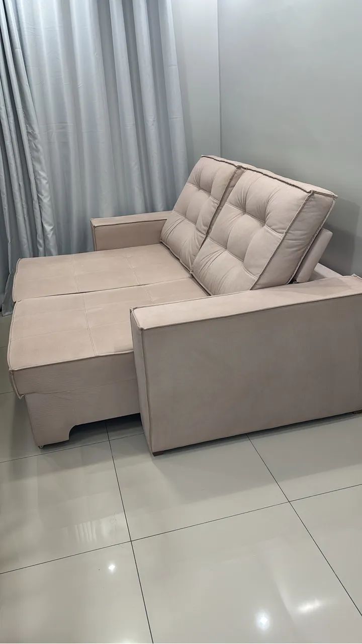 Sofá 2 lugares retrátil 