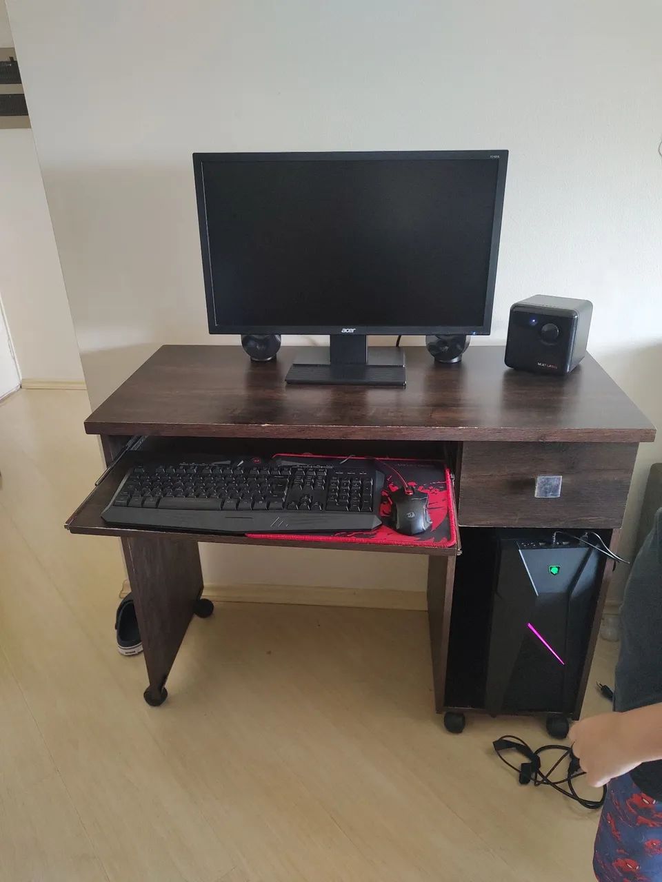 PC Gamer Pichau + Monitor + Periféricos + Escrivaninha - Completo - Foto 6