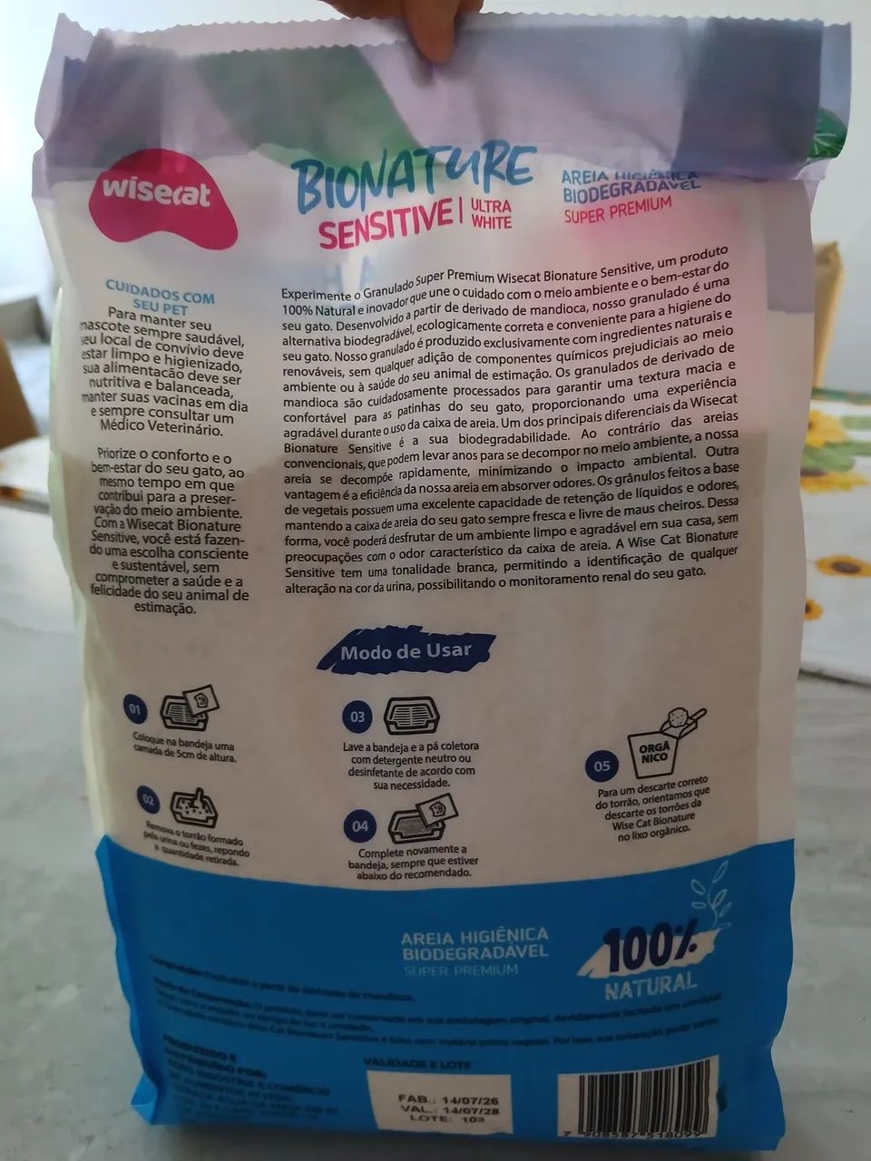 Areia para gato Bionature  - Foto 2