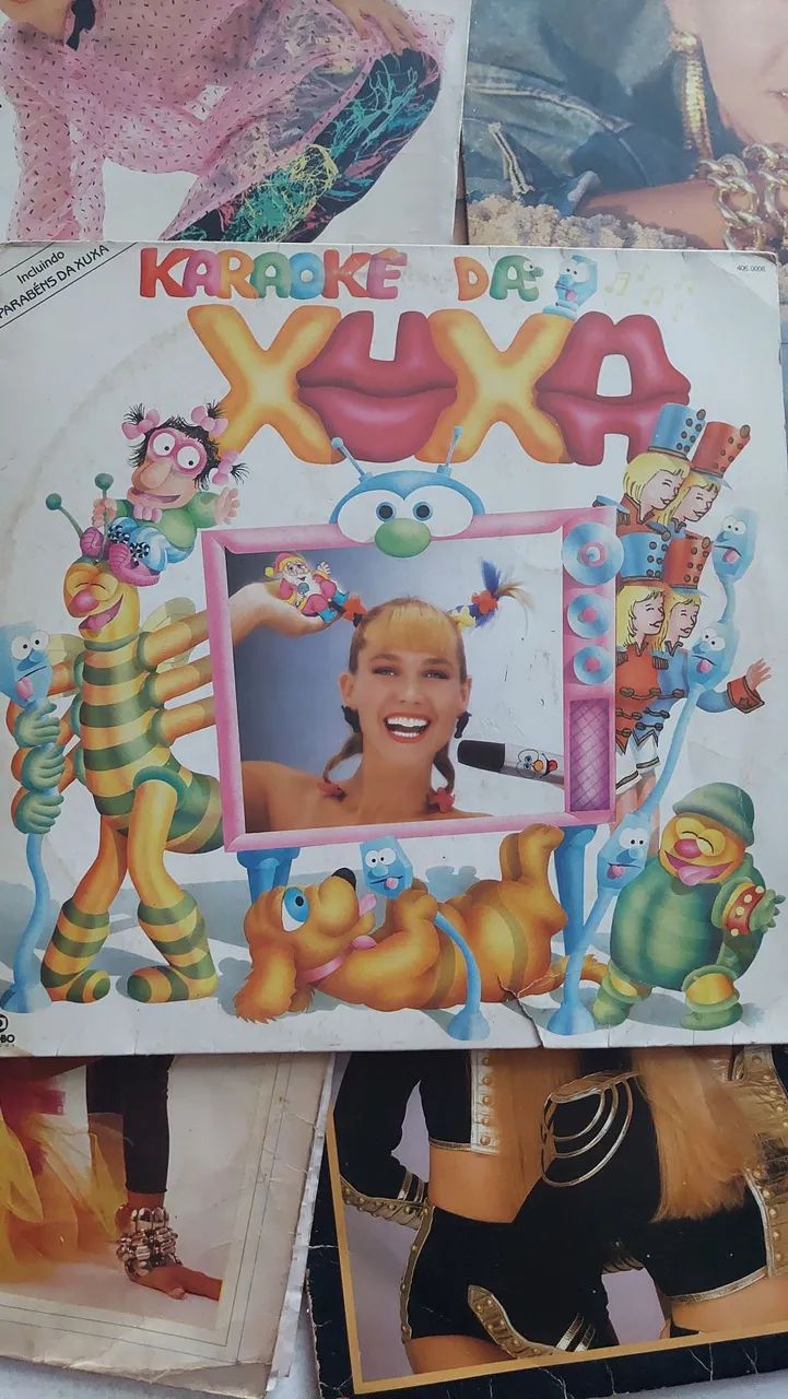 Disco de vinil Karaoke da Xuxa