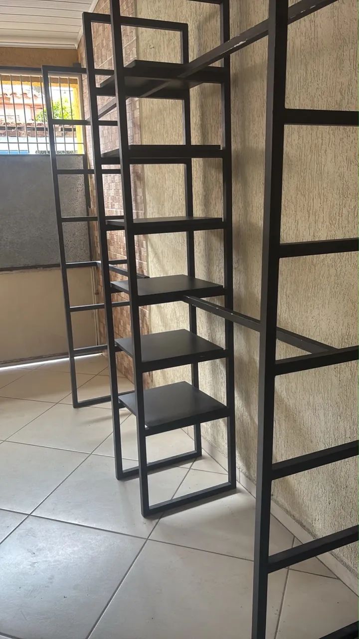 Arara de metalon preta - Foto 2