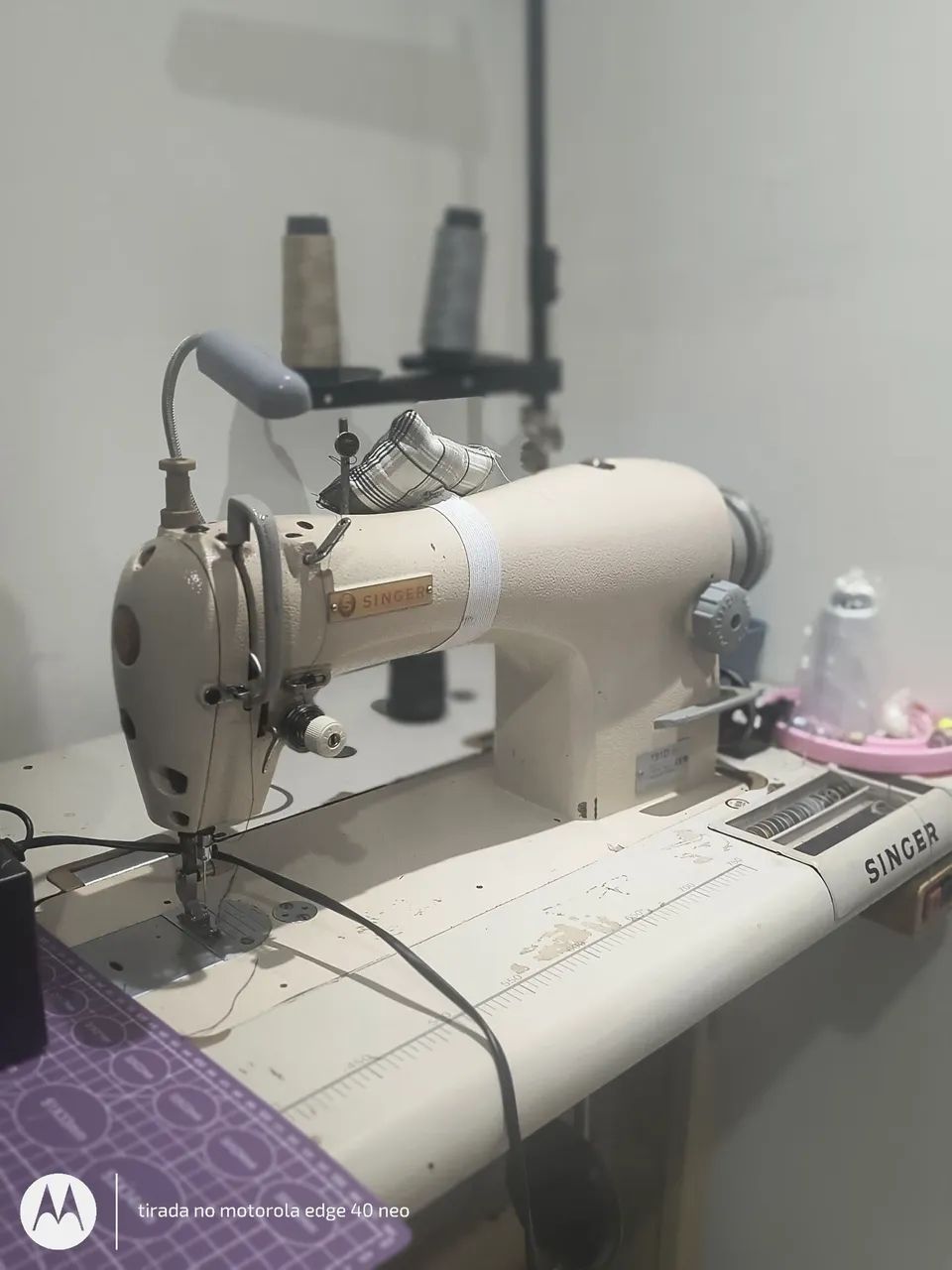 Máquina Singer reta