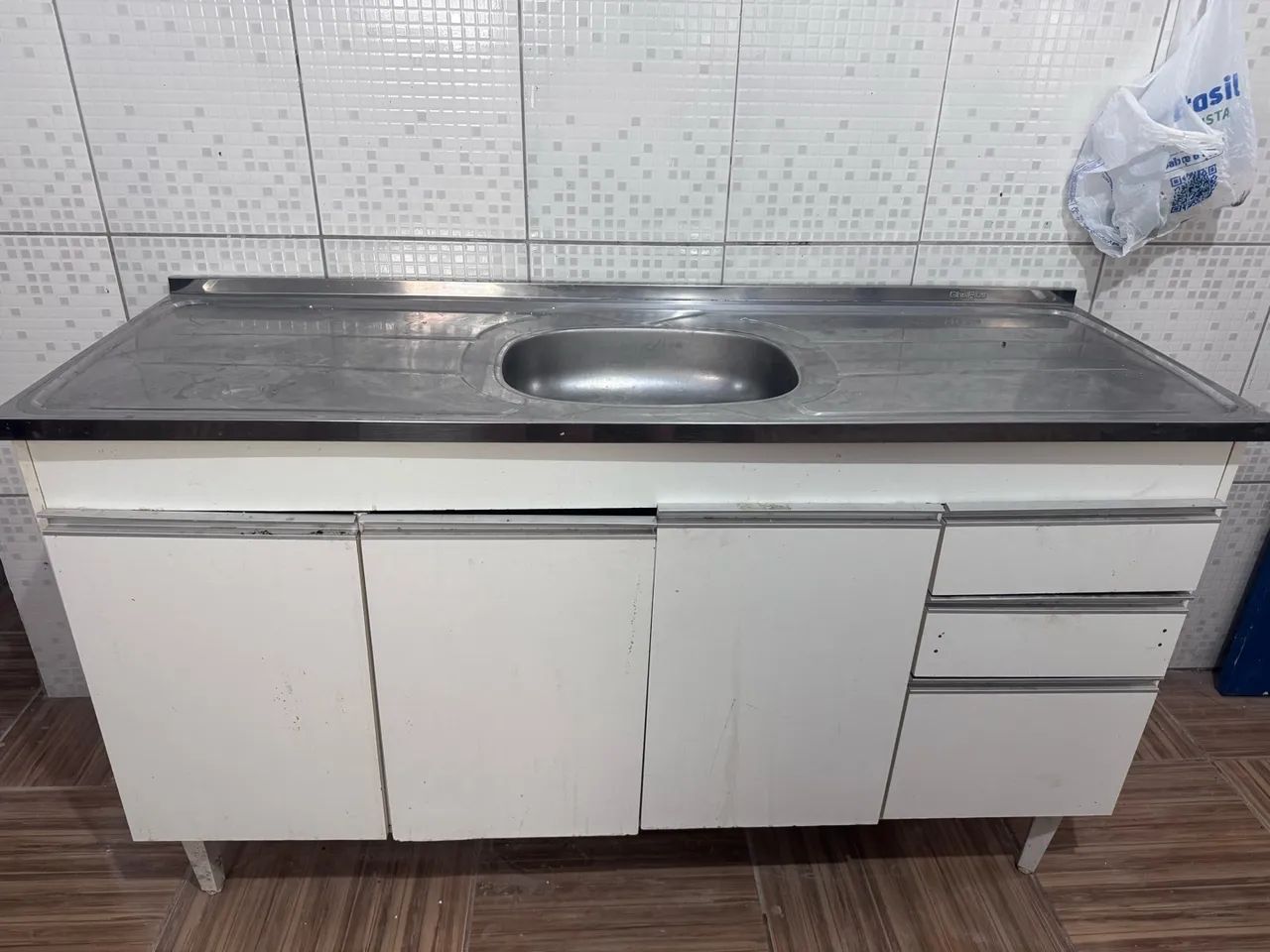 Pia inox com balcão  - Foto 2