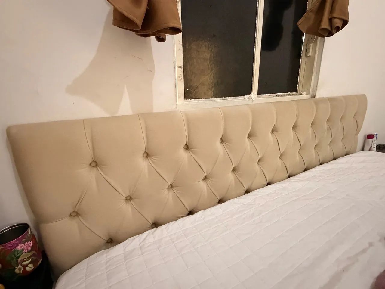 VENDO CABECEIRA KING ESTOFADA SUEDE
