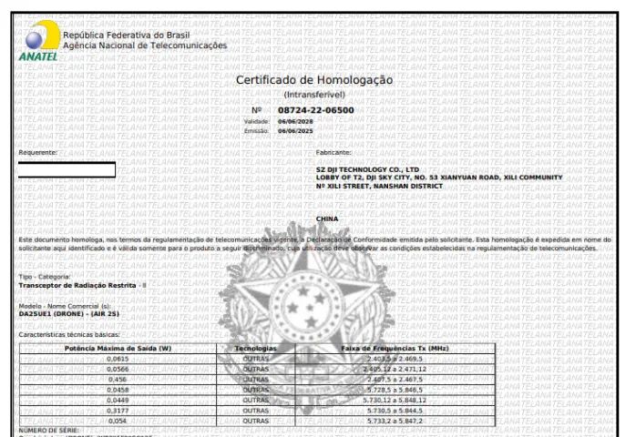 Drone DJI AIR 2S - Homologado ANATEL - Foto 3