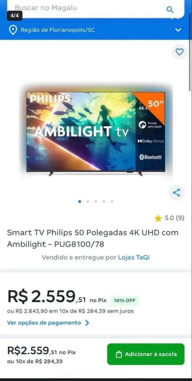 35%Off Google TV 50P Philips Ambilight - Foto 2