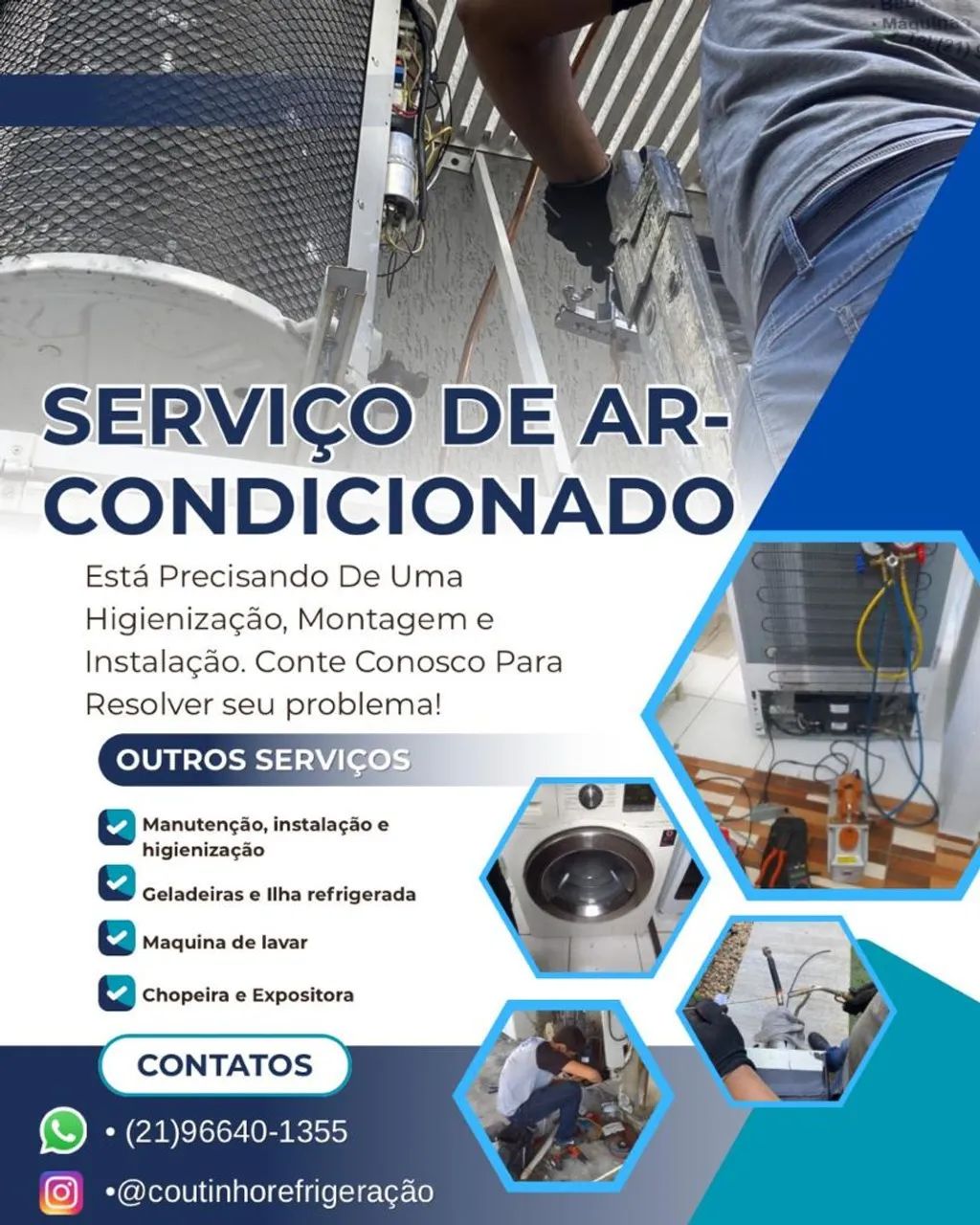 COUTINHO REFRIGERAÇÃO E MÁQUINA DE LAVAR ? - Foto 2