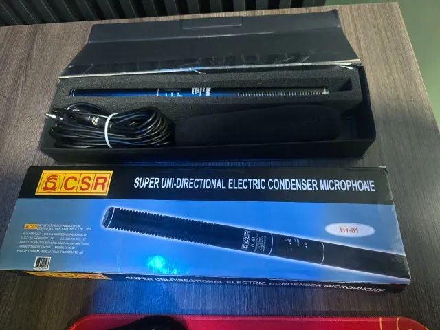 Microfone CSR Profissional Direcional HT 81 - Shotgun