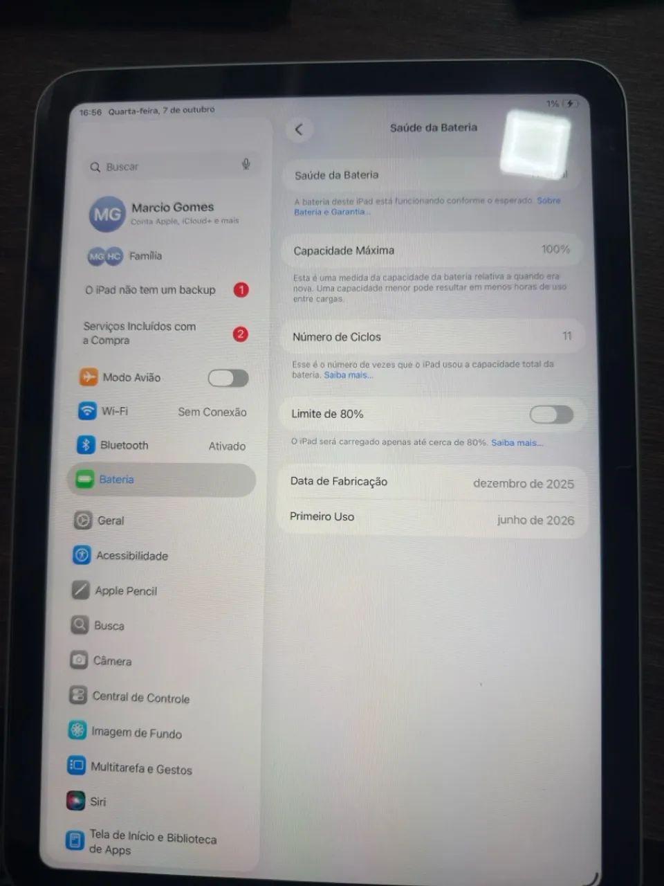 Vendo IPAD 10 A16 com garantia até 02/06/2027
