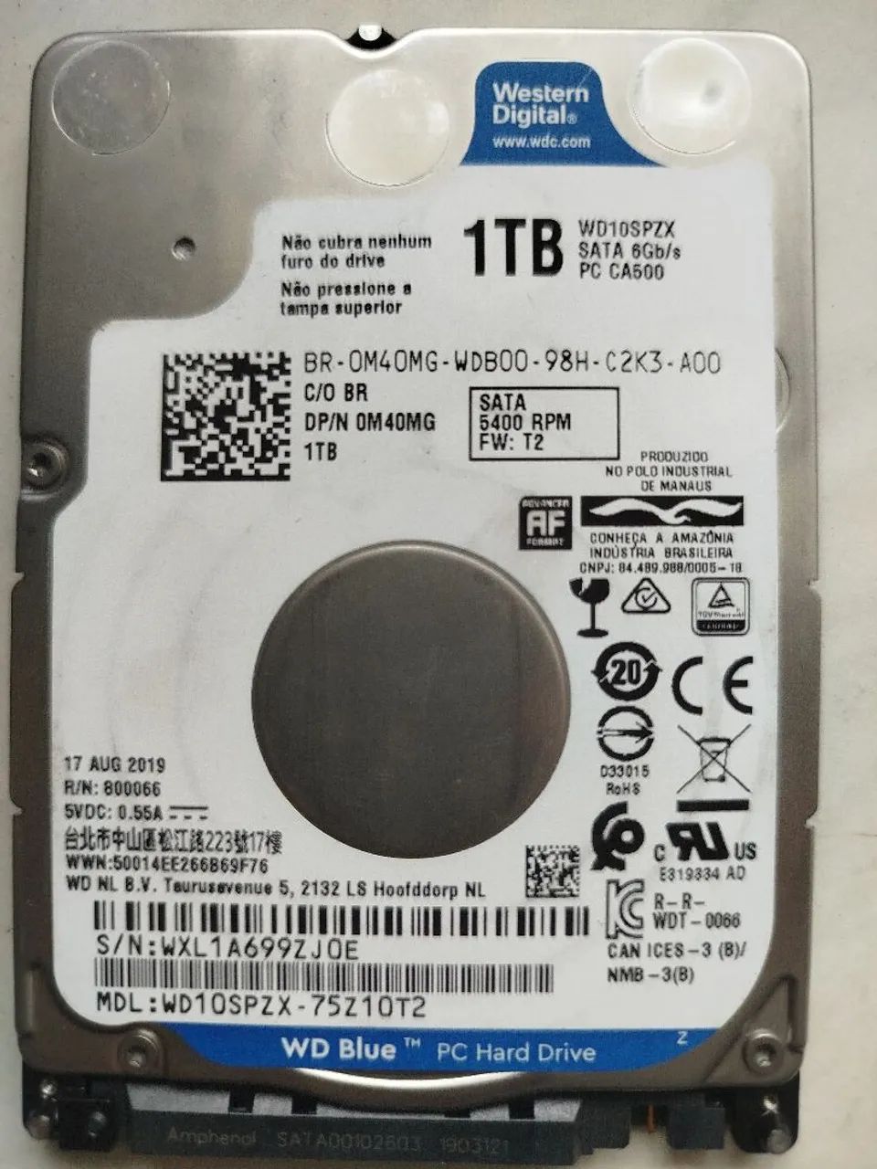 Hd notebook 1 TB