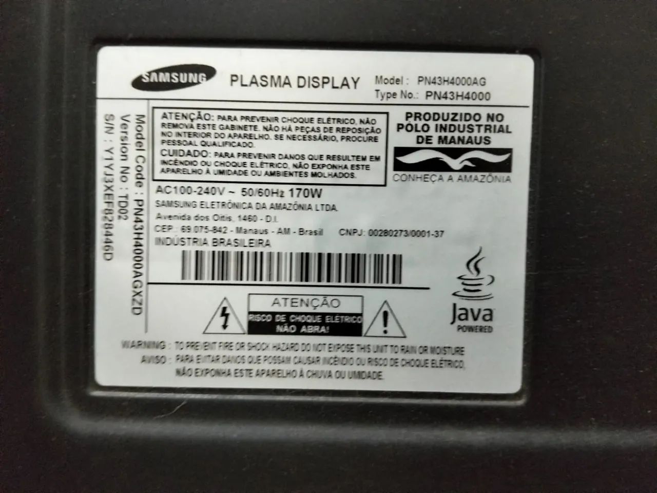 VENDOR$100,00 TV43'DEFEITO VAI COM CROMECAST<br>VAI COM A CHROMECAST - Foto 2