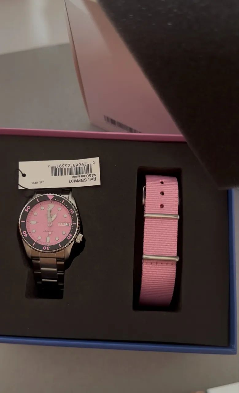 Seiko 5 Pink Panther - Pantera Cor de Rosa - Foto 2