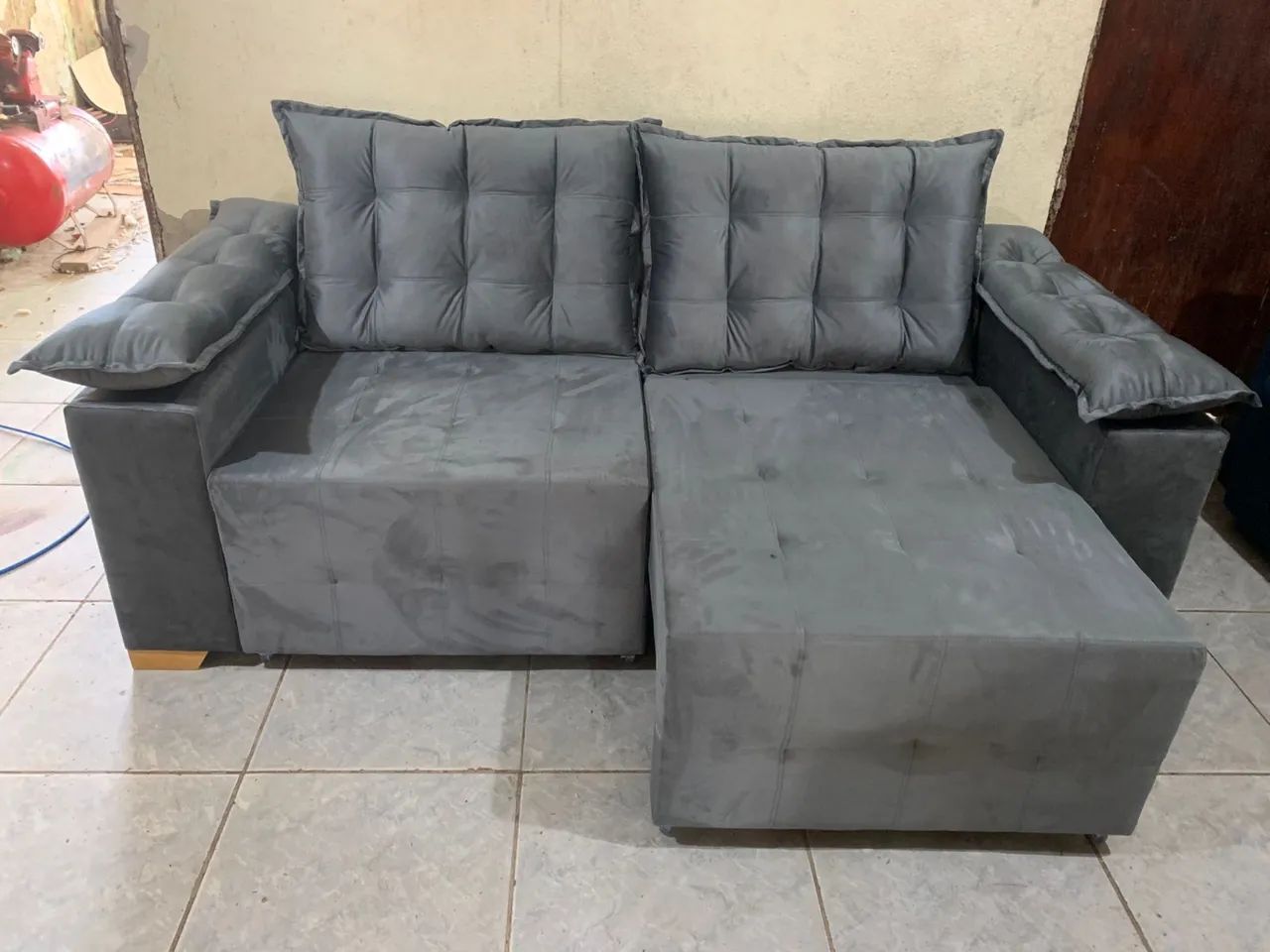 Sofá retrátil na promoção a pronta entrega  - Foto 2