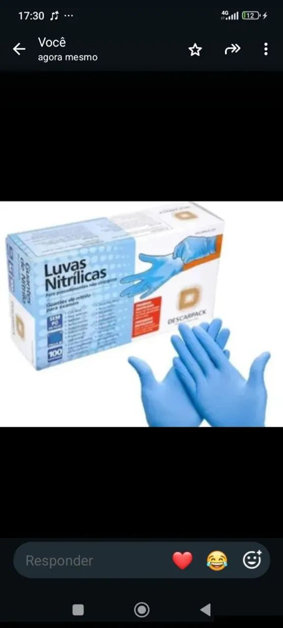 Luvas nitrilicas  - Foto 2