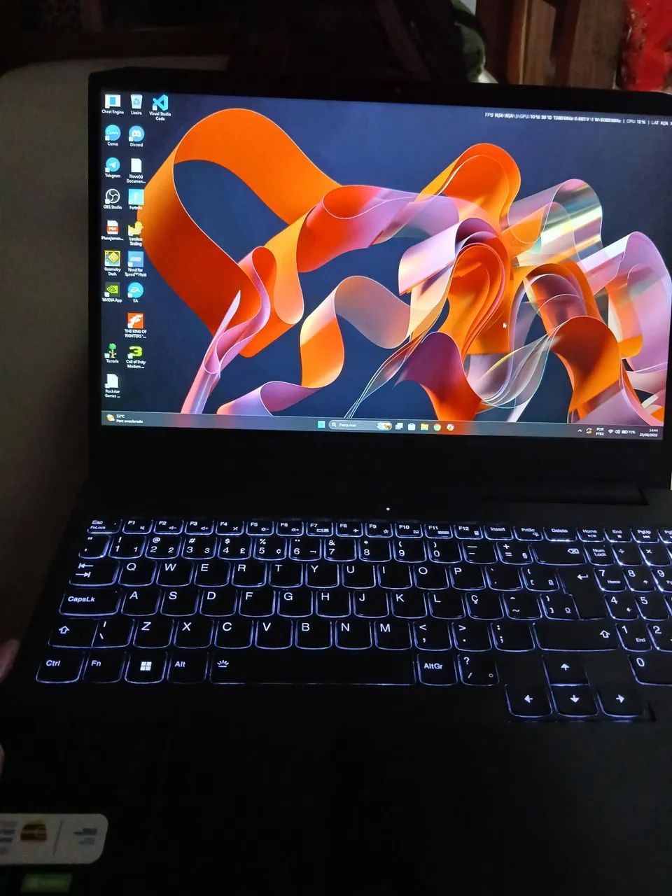 Vendo ou troco notebook lenovo gaming 3i 