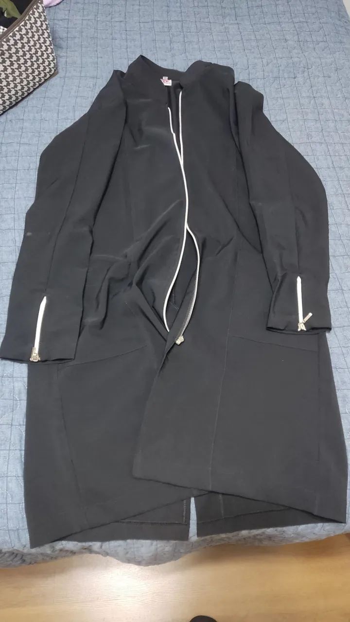 Jaleco elegante preto - Foto 4