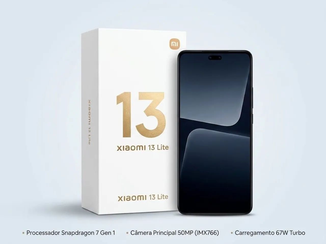 Xiaomi 13 Lite - Black - 256GB - 8GB - Excelente estado 