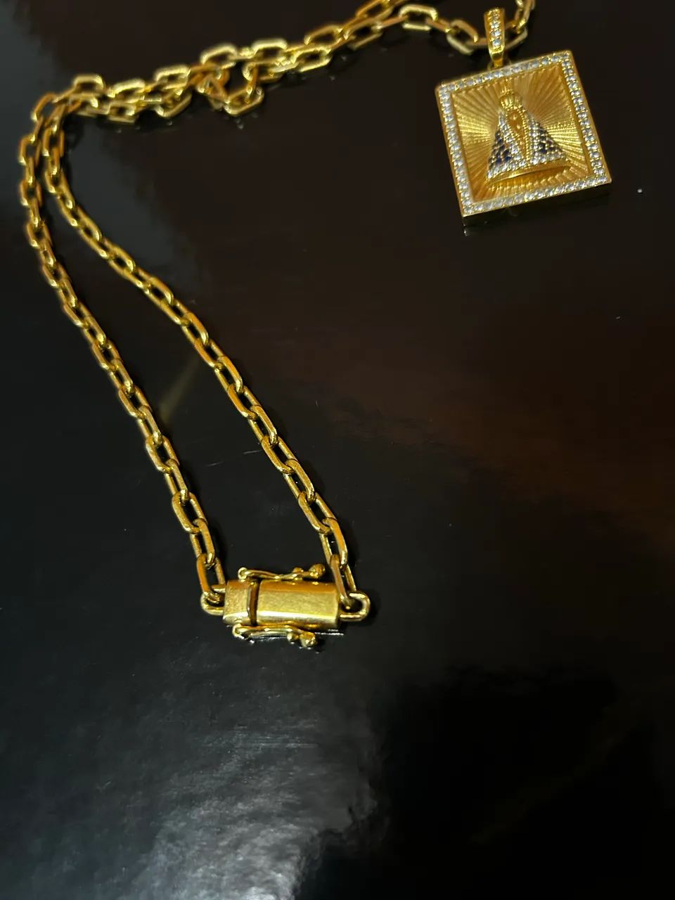 Corrente banhada a ouro 18k - Foto 3