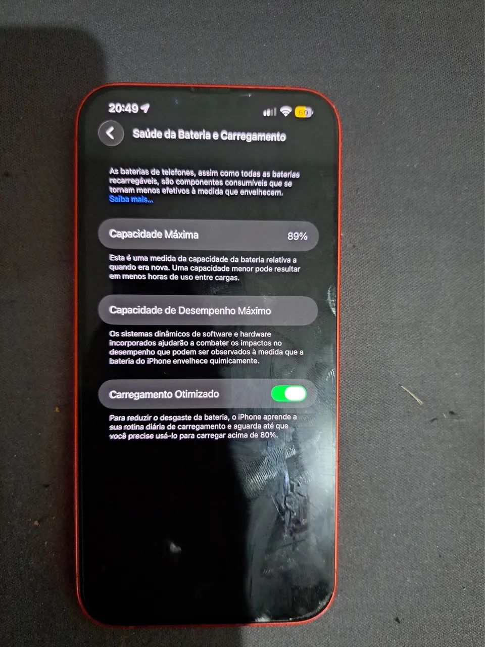 Iphone 14 plus, 128gb, 89% original, troco ou vendo. - Foto 4
