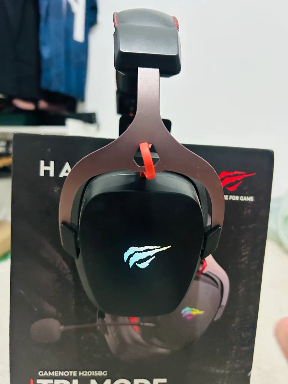 Headset Gamer Havit Gamenote H2015BG Tri-mode com leve defeito - Foto 2