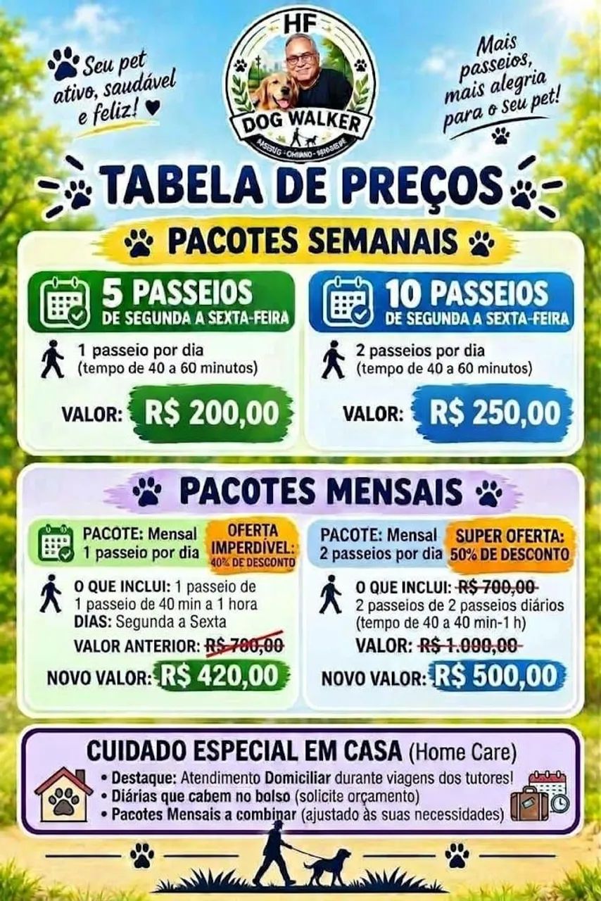 Passeios com cachorros e Home Care - Foto 2