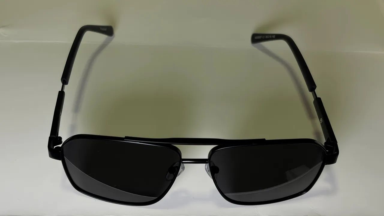 Óculos de Sol Masculino polarizado - Preto p | Design Moderno e Sofisticado - Foto 4