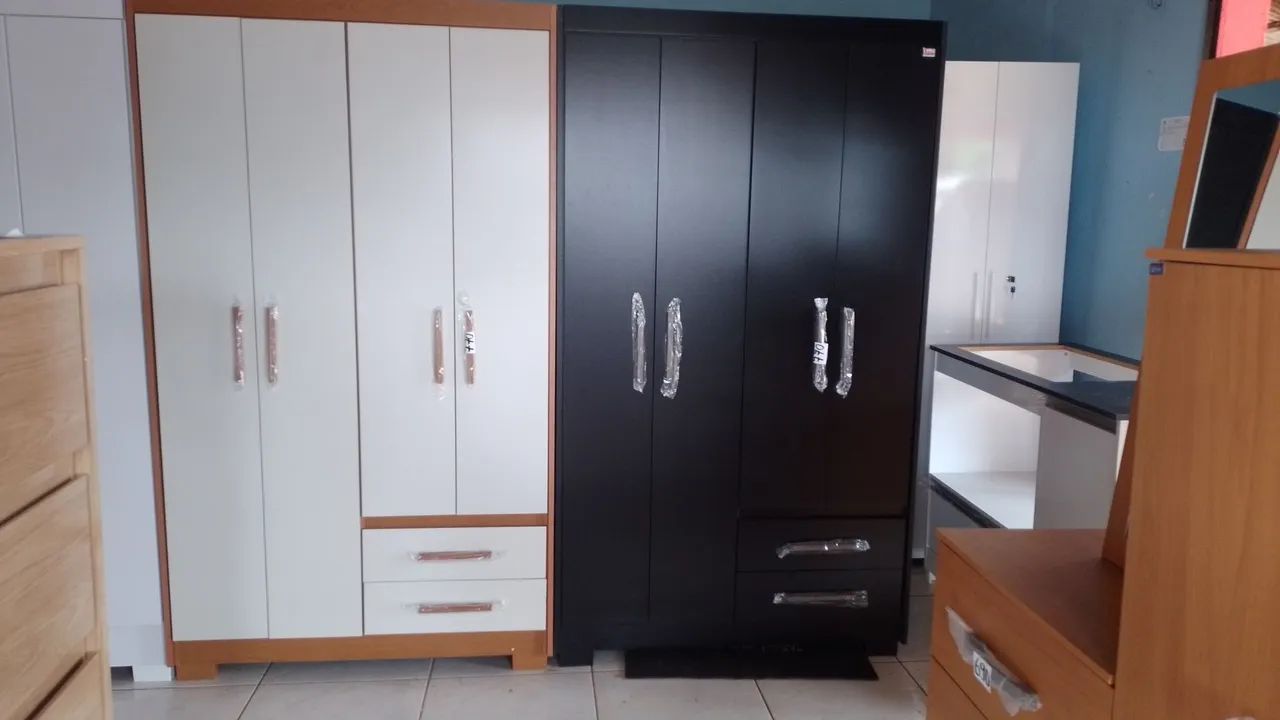 GUARDA ROUPA DE SOLTEIRO NOVOS NA CAIXA  - Foto 5
