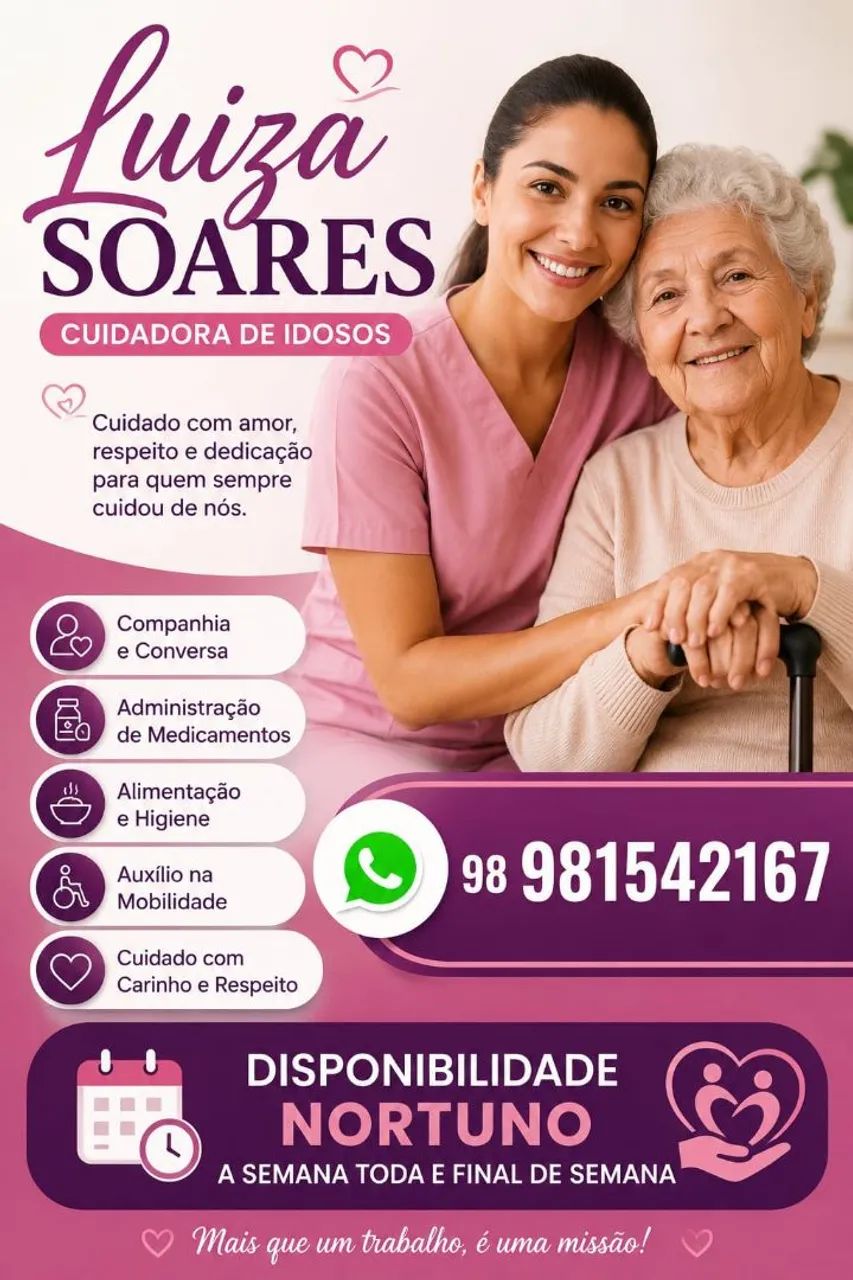 Cuidadora de idosos 