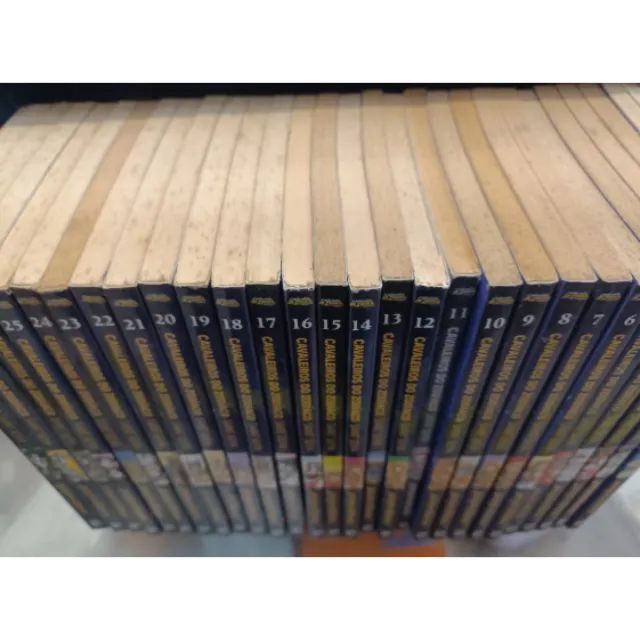 Mangá Saint Seiya Cavaleiros Do Zodíaco Vol.01 Ao 28 Detalhe