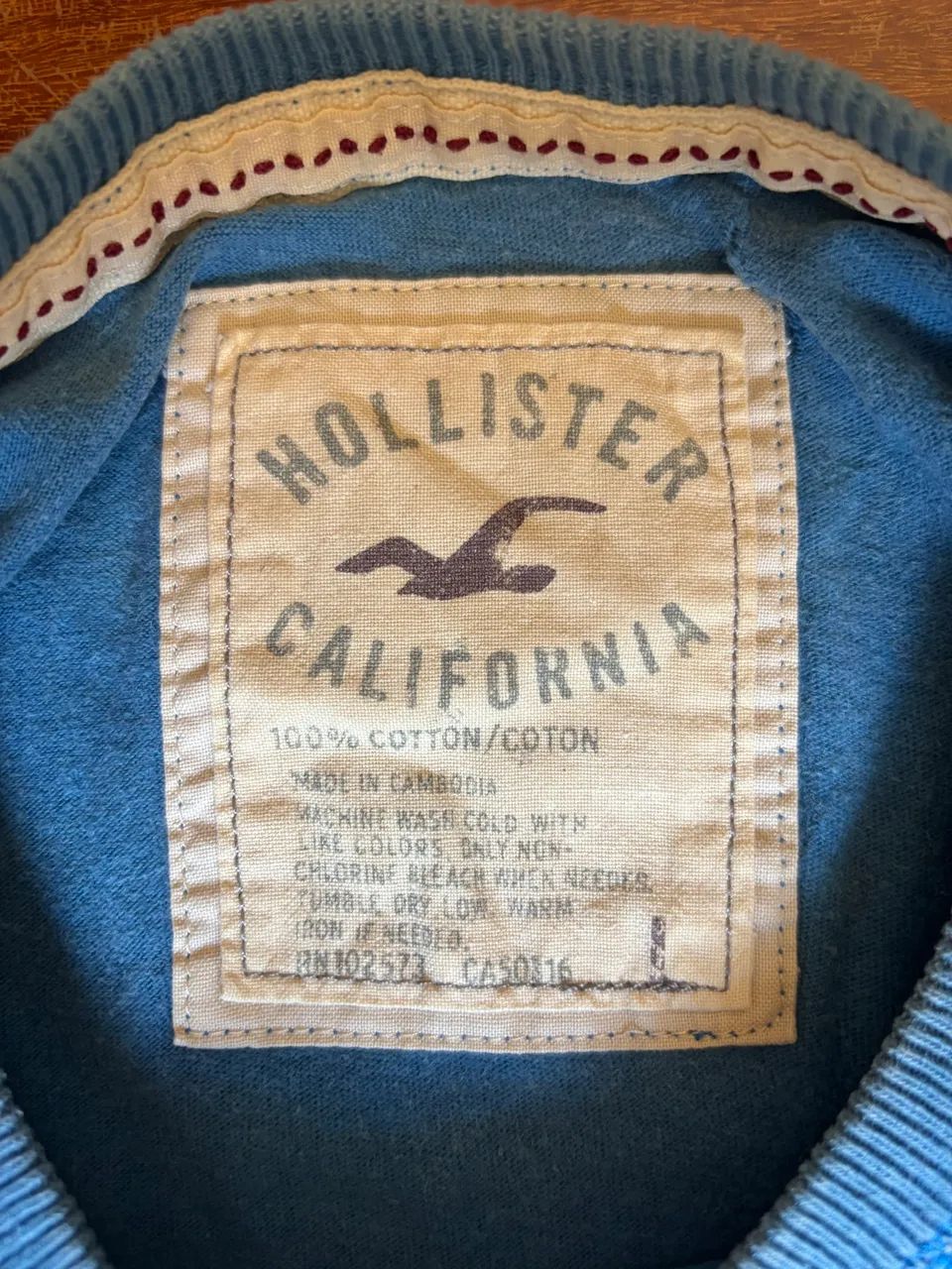 Camisa hollister azul  - Foto 2
