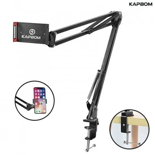 Braço Suporte Articulado Flexível de Mesa Celular Smartphone Multifun. *ENTREGA GRÁTIS* - Foto 6