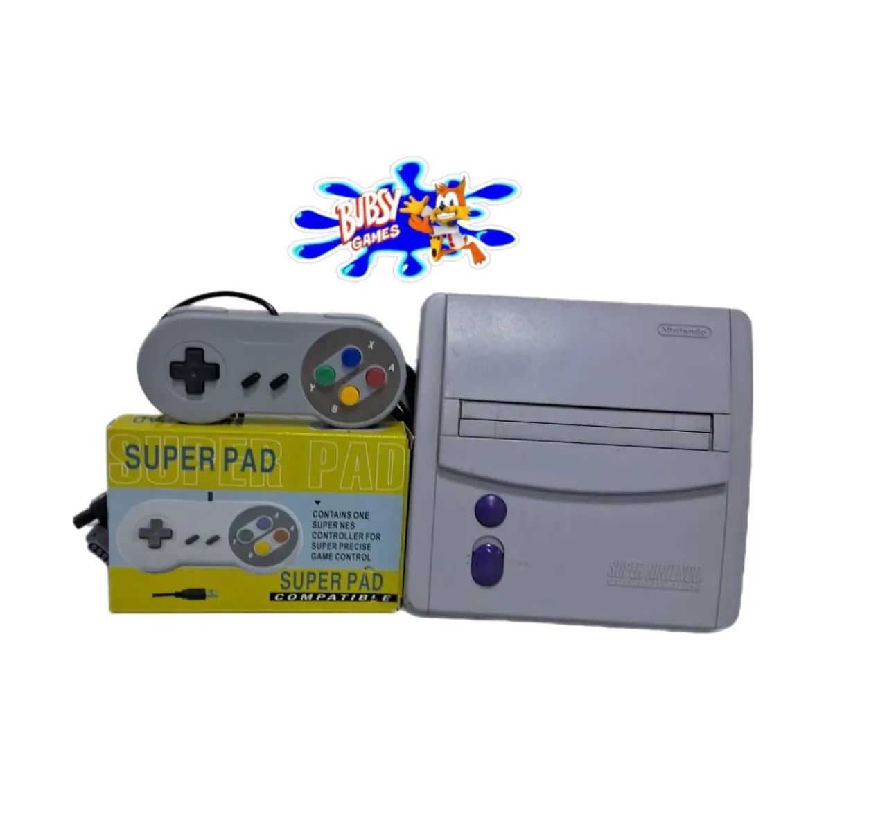 Super Nintendo baby console usado funcionando 