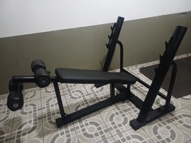 Supino tubular declinado canadense - Foto 4