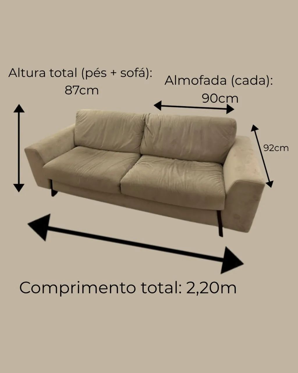 Sofá (ótimo estado)  - Foto 2