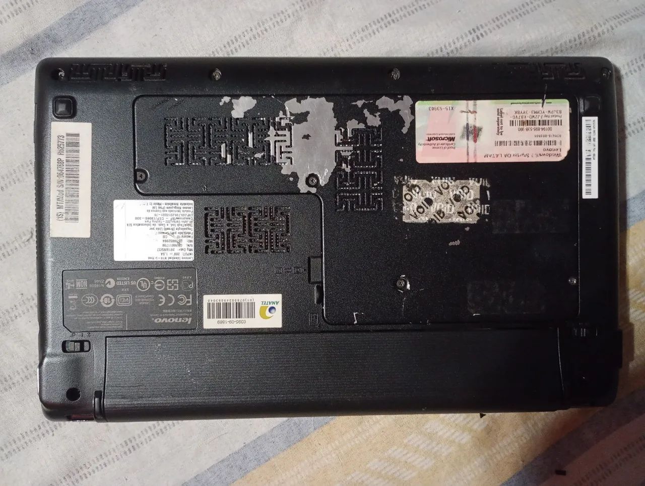 Netbook Lenovo funcionando mas com tela quebrada - Foto 3