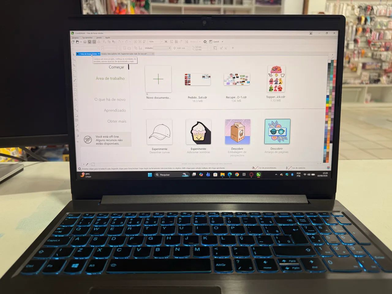 Notebook Ideapad L340gamer i5 com ssd  - Foto 3